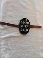 Brandweer lbd emaille armband, Ophalen of Verzenden, Nederland, Embleem of Badge