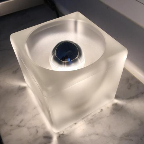 Peill & Putzler Ice Cube tafellamp, twee stuks! Mid Century, Antiek en Kunst, Antiek | Glas en Kristal, Ophalen of Verzenden