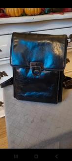 Leonhard Heyden leren rugzak zwart, Overige merken, 25 tot 40 cm, Ophalen of Verzenden, Zo goed als nieuw