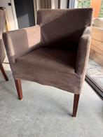 6 stuks SOHO Choclat Brown comfortabele stoelen met hoes, Ophalen, Bruin