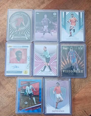 Voetbal kaarten 8,- p.s ( 8x) beschikbaar voor biedingen
