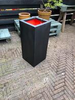 Hoge zwarte plantenbak  CAPI-EUROPA, Ophalen, Kunststof, Gebruikt, Minder dan 60 cm
