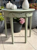 Halve maan sidetable, Huis en Inrichting, Tafels | Sidetables, Ophalen, 50 tot 100 cm, Zo goed als nieuw, 25 tot 50 cm