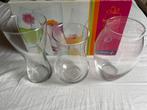 Luminarc Vaasjes Set van 3 - Zo Goed Als Nieuw, Ophalen, Overige kleuren, Minder dan 50 cm, Glas