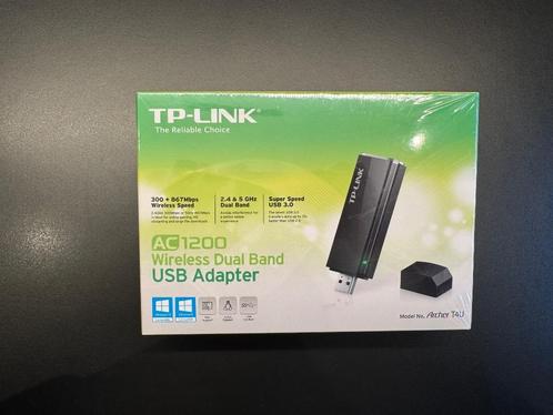 Nieuw! TP-Link AC1200 Dual Band USB WiFi Adapter - Geseald, Computers en Software, Routers en Modems, Nieuw, Ophalen of Verzenden