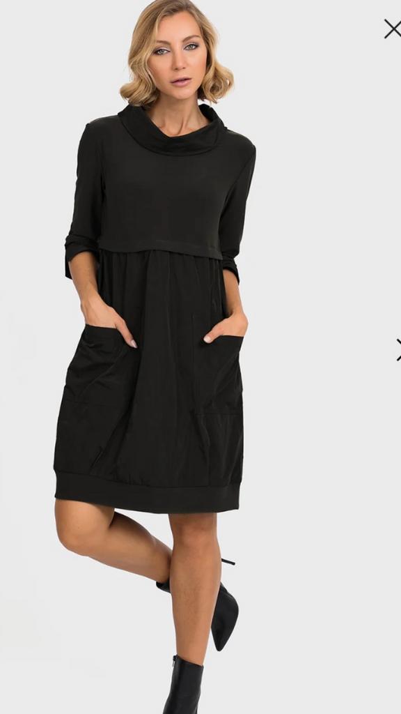 Joseph Ribkoff jurk zwart 48 Nieuwstaat 😍mooi❤️🌟, Kleding | Dames, Jurken, Zo goed als nieuw, Maat 46/48 (XL) of groter, Zwart