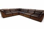 Vintage Rolf Benz 6 deelig, Ophalen, Gebruikt, 75 tot 100 cm, Leer