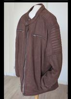 XXL bruin gevoerd suedine heren jack, Kleding | Heren, Jassen | Winter, Bruin, Verzenden, Overige maten, C&A