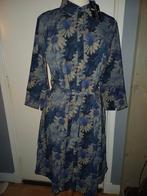 Mi piace Travel Jurk met Bloemenprint - 3/4 Mouw, Kleding | Dames, Ophalen of Verzenden, Nieuw, Maat 42/44 (L), Blauw