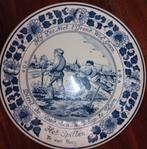 Royal Goedewaagen Wandbord - Het Spitten Delfts Blauw, Antiek en Kunst, Antiek | Wandborden en Tegels, Ophalen of Verzenden
