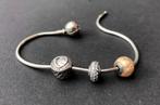 Pandora bedel Essence, Met strass, Pandora, Zo goed als nieuw, Zilver