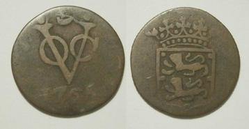 West Friesland VOC Duit 1765 (slordig = vals?) beschikbaar voor biedingen