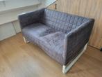 Klein grijs bankje - 75x120x70 cm, Ophalen, Gebruikt, 100 tot 125 cm, Tweepersoons