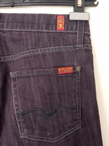 7 For All Mankind Jeans Standard Mt 28 paars/bruin nieuw  beschikbaar voor biedingen