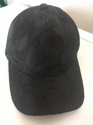 Gucci pet cap - zwart - GG geborduurd - NIEUW