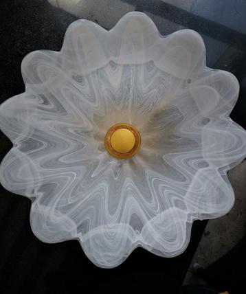 vintage Murano glas Schaal centerpiece kunst Floraal design beschikbaar voor biedingen