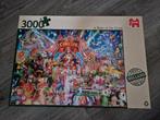 Jumbo puzzel A night at the circus 3000 stukjes, Hobby en Vrije tijd, Denksport en Puzzels, Ophalen, Meer dan 1500 stukjes, Zo goed als nieuw