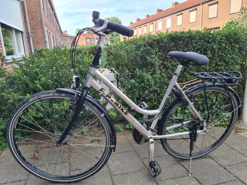 Damesfiets, Fietsen en Brommers, Fietsen | Dames | Damesfietsen, Gebruikt, Overige merken, Versnellingen, 50 tot 53 cm, Ophalen