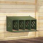 AANBIEDING | Kippen nestkast 4 vakken groen metaal! GRATIS B, Dieren en Toebehoren, Vogels | Hokken en Kooien, Verzenden, Nieuw