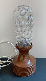 Vintage Design Bubbel Glas Lamp, Gebruikt, Vintage, Ophalen of Verzenden, Minder dan 50 cm