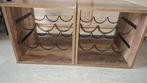 5Five Houten flessenrek/wijnrek - voor 6 flessen - 31 x 31 x, Ophalen, Gebruikt, Minder dan 5 flessen, Minder dan 50 cm