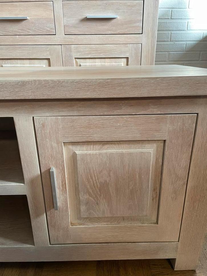 Tv kast blank eiken, zo goed als nieuw!, Huis en Inrichting, Kasten | Televisiemeubels, Zo goed als nieuw, Minder dan 100 cm, Minder dan 50 cm