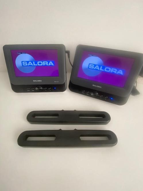 2X DVD SPELERS VOOR AUTO INCL. 250 GAMES / 30 DVD'S, Audio, Tv en Foto, Dvd-spelers, Zo goed als nieuw, Dvd-speler, Overige merken