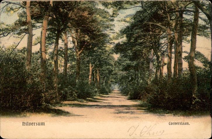 Hilversum Corverslaan st 1904, Verzamelen, Ansichtkaarten | Nederland, Gelopen, Noord-Holland, Voor 1920, Ophalen of Verzenden