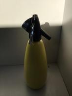 Retro jaren ‘60 gele sifonfles BOC England sodasifon, Gebruikt, BOC, BOC, Ophalen of Verzenden