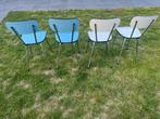 set van 4 keukenstoelen uit jaren 60, Huis en Inrichting, Ophalen, Gebruikt, Overige kleuren, Vier