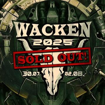 2x Wacken Open Air 2025 weekendticket beschikbaar voor biedingen