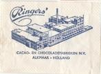 5 - Ringers Alkmaar - cacao chocolade fabrieken, Ophalen of Verzenden