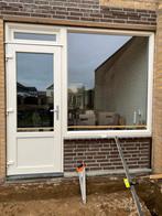 Kunststof Kozijn Pui RAL 9001, Kunststof, Gebruikt, Ophalen of Verzenden, Buitendeur