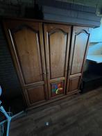 Hoge houten kast, Ophalen, Gebruikt, 100 tot 150 cm, 200 cm of meer