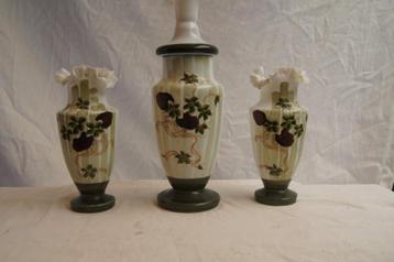 Opaline stel ( Antiek beschikbaar voor biedingen