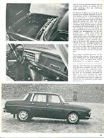 Autovisie test Renault 10 Major 1966, Ophalen of Verzenden, Gelezen, Renault