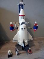 Playmobil lanceerbasis met raket (6195) & Space Shuttle 6196, Kinderen en Baby's, Speelgoed | Playmobil, Zo goed als nieuw, Ophalen