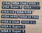 Citroen VISA typeplaatjes (13 stuks), Ophalen of Verzenden, Gebruikt