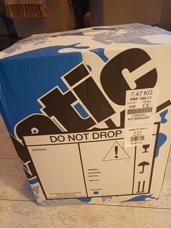 Numatic Reflo Stofzuiger - Nieuw in doos!, Witgoed en Apparatuur, Stofzuigers, Nieuw, Stofzuiger, Minder dan 1200 watt, Stofzak