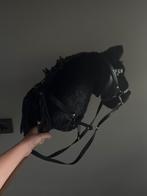 Zwart Stokpaard met Hoofdstel, Ophalen of Verzenden, Zo goed als nieuw, Jongen of Meisje