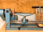 Zware Houtdraaibank 220V incl assortiment draaibeitels, Doe-het-zelf en Verbouw, Draaibanken, Ophalen, Gebruikt, Houtdraaibank