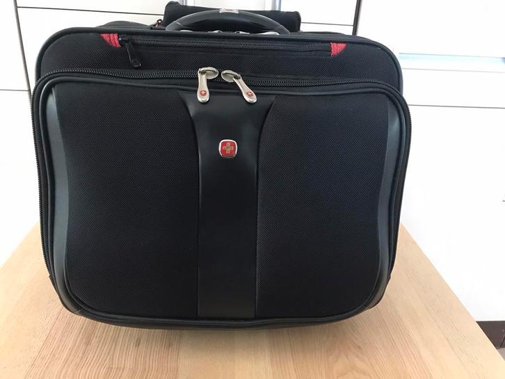 Reis-Werk tas / trolley Wenger zwart laptoptas, Computers en Software, Laptoptassen, Zo goed als nieuw, Trolleytas, 17 inch of meer