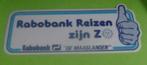 Sticker Rabobank reizen zijn ZO(Rabobank)De Maaslanden, Ophalen of Verzenden, Nieuw, Bedrijf of Vereniging
