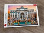 Puzzel Trevi Fontein 500 stukjes, Ophalen, 500 t/m 1500 stukjes, Zo goed als nieuw, Legpuzzel
