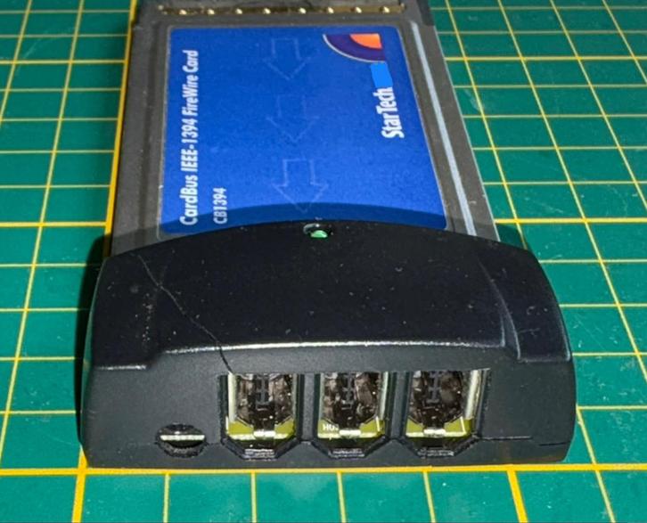 StarTech CardBus 1394a FireWire Adapter, Computers en Software, Netwerkkaarten, Gebruikt, Intern, Ophalen of Verzenden
