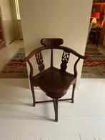 Chinese kersenhouten stoel, Huis en Inrichting, Stoelen, Ophalen, Gebruikt, Bruin, Eén