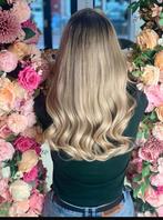 Extend your hair Weft extensions blond, Ophalen of Verzenden, Zo goed als nieuw, Pruik of Haarverlenging