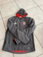 Adidas trainingsjack van FC Bayern München maat S, Verzenden, Zo goed als nieuw, Voetbal, Grijs