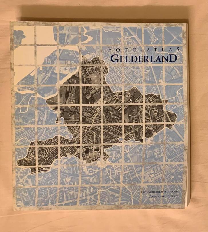 Foto Altas Gelderland v Uitgeverij Robas Prod ZoGoedAlsNieuw, Boeken, Atlassen en Landkaarten, Zo goed als nieuw, Landkaart, Nederland