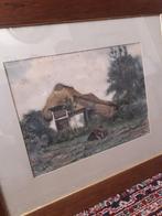 Larense school, aquarel, Antiek en Kunst, Ophalen